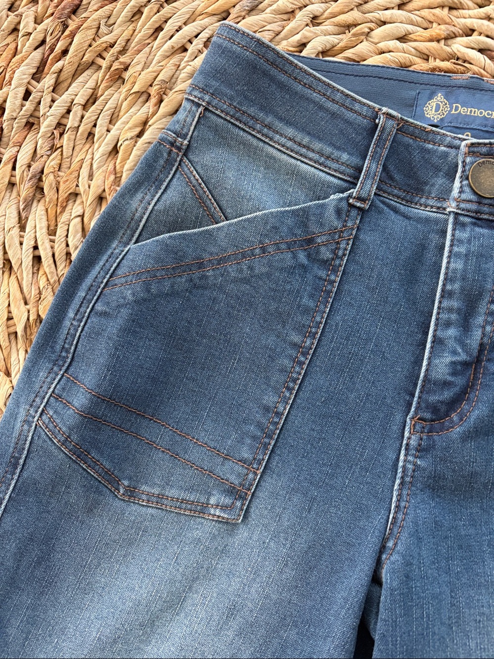 Democracy High Rise Tapered Straight Leg Jean - Picture 10 of 15